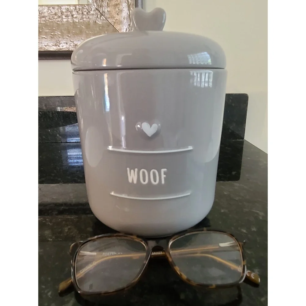 Treat/Food Jar Ceramic For Dogs Or Cats